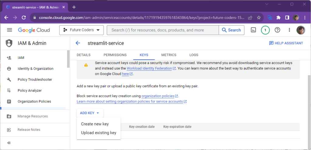 Streamlit入門 – 10)データベース BigQuery, GCS等 25 bigquery6