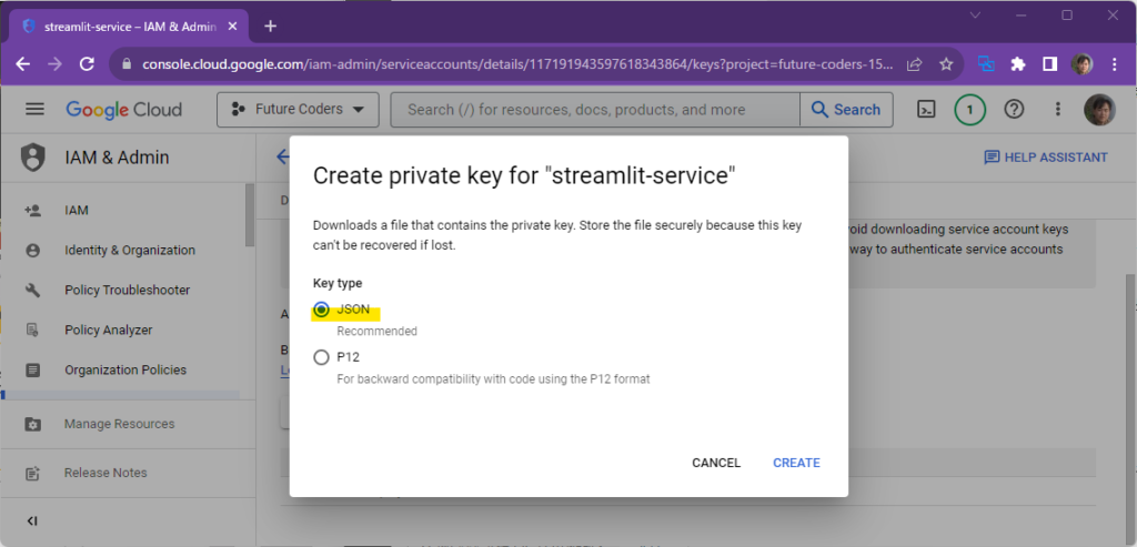 Streamlit入門 – 10)データベース BigQuery, GCS等 26 bigquery7