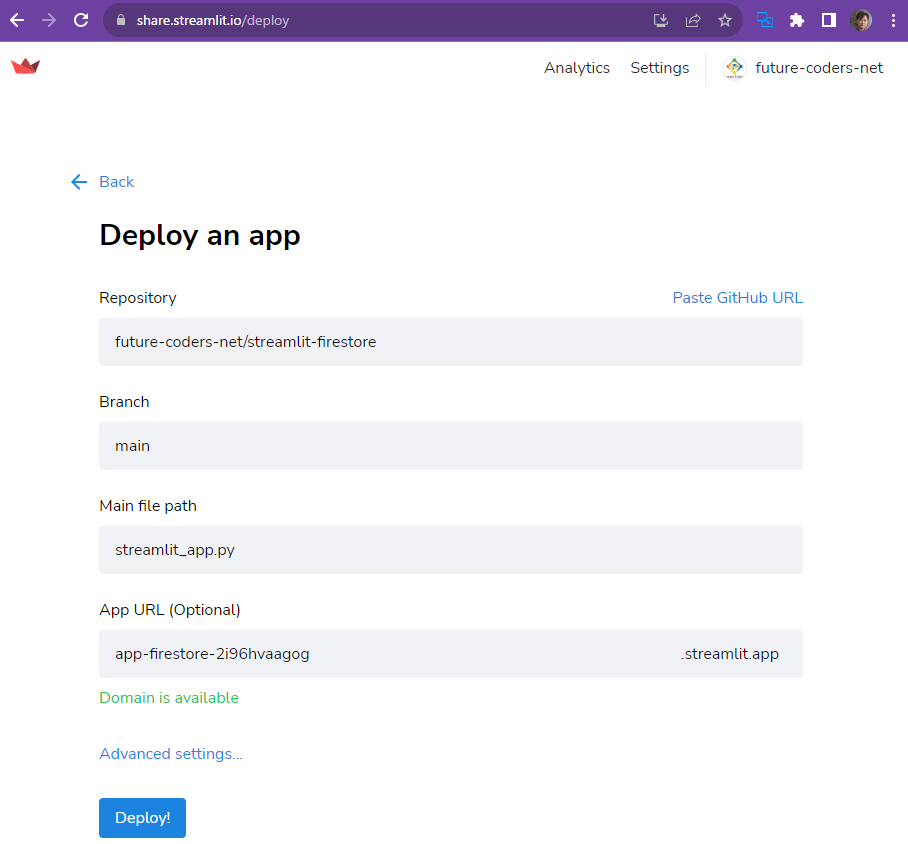 Streamlit入門 – 10)データベース BigQuery, GCS等 4 database4