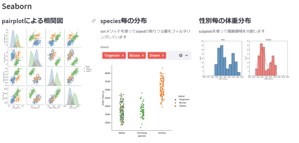 Streamlit入門 – 9)サンプルアプリ 5 sampleapp2
